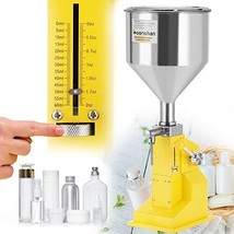 Moonshan Manual Liquid Filling Machine with Ounce &amp; ML Scale Paste Bottl... - £285.40 GBP