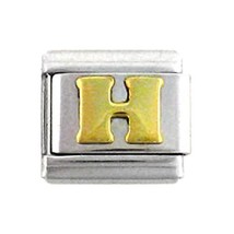Sosi B. Italian Link Initial Charm, Letter H - $6.99