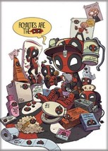 Marvel Comics Deadpool Royalties Are The .. Comic Art Refrigerator Magnet UNUSED - £3.21 GBP