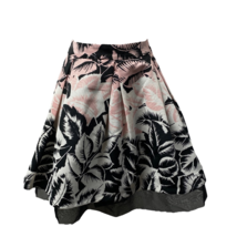 Express Womens Flare Skirt Multicolor Floral Mini Lined Pleated 10 - £11.36 GBP