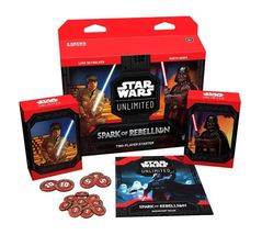 STAR WARS UNLIMITED TCG: SPARK OF REBELLION TWO PLAYER STARTER DECK - $49.99