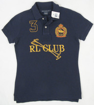 NEW! Polo Ralph Lauren Womens Challenge Cup Polo Shirt!  *Big Gold Malle... - $64.99