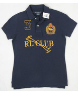 NEW! Polo Ralph Lauren Womens Challenge Cup Polo Shirt!  *Big Gold Malle... - £48.60 GBP