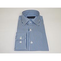 Men's Shirt ENZO PARK Turkey Soft Cotton Wrinkle Resistant Enzo8 Navy Stripe image 4