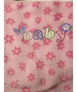 Parent&#39;s Choice Baby Blanket Butterfly Flower pink floral embroidered ap... - $54.00