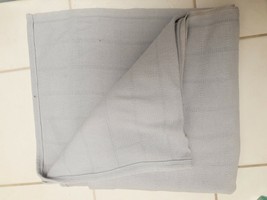 Ralph Lauren LRL Throw Blanket 100% Cotton USA Lavender QUEEN Vintage - £62.61 GBP