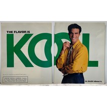 Kool Menthol Cigarettes Vintage Print Ad 90s Man Smoking No Doubt About It - $14.79