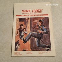 Atari 2600 Maze Craze game manual in great shape no rips or tears  - $6.97 CAD