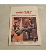 Atari 2600 Maze Craze game manual in great shape no rips or tears  - $5.00
