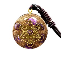 Chakra Natural Stone Energy Pendant Necklace Yoga Reiki Healing Amulet C... - £13.31 GBP