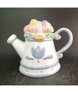 CERAMIC MINIATURE TEAPOT May CRANBURY SQUARE "How Does Your Garden Grow?" - £9.30 GBP