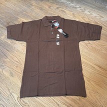 Brown Polo Shirt Size M Mens Ringo Sport NEW With Tags - £10.08 GBP