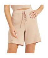 Guess Women&#39;s Charli Bermuda Sweat-Shorts - Vapor Rose Sz XL - $27.39 CAD