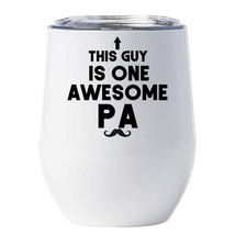 This Guy is One Awesome Pa Tumbler 12oz Funny Vintage Cup Christmas Gift For Dad - £17.79 GBP