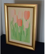 Lithograph/Print- &quot;Tulips&quot; Painting signed by J. G. Mitchell 25/60 - $81.00