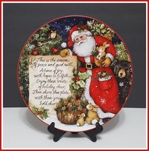 NEW Certified International Magic of Christmas Santa Serving Plate 12&quot; E... - £15.97 GBP