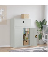  File Cabinet Light Grey Powder-coated Steel Large - $10,966.56 MXN