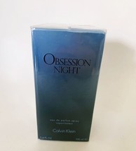 OBSESSION NIGHT By Calvin Klein Eau De Parfum  3.4 oz - £29.72 GBP