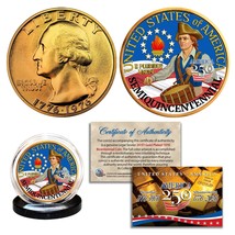 1776–2026 America 250th Anniversary 1976 24K Gold Plated Quarter AMERICA250 - $241.83 MXN