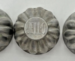 Vintage Set of 3 Jell-O Aluminum Molds Metal Tins PB194 - £15.79 GBP
