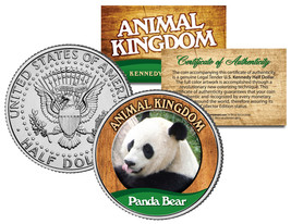 PANDA BEAR * Animal Kingdom Series * JFK Kennedy Half Dollar U.S. Coin - $231.03 MXN