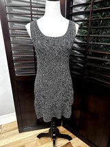 Rubbish Sleeveless Sweater Dress Gray Pockets Mini XS Academia - £21.92 GBP