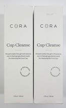 Lot of 2 Cora Cup Cleanse Gel Menstrual Cup Cleaner 4fl Oz Fragrance Free - £9.40 GBP