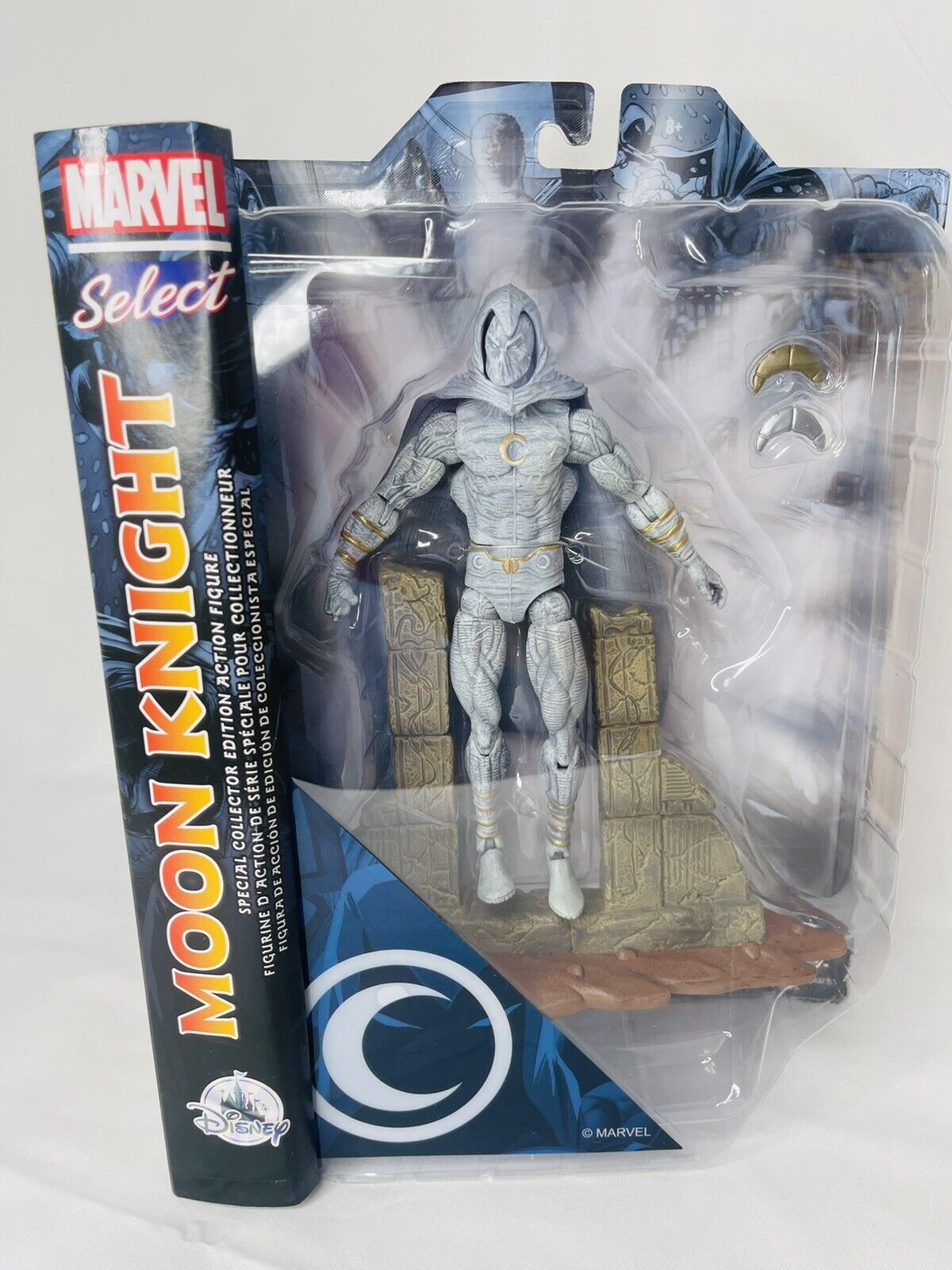 Moon Knight 7" Inch Action Figure Marvel Select by Diamond Toy - $43.62