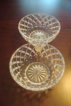 Lenox crystal pair of bowls made in Czech Republic NEW NO BOX - £58.66 GBP