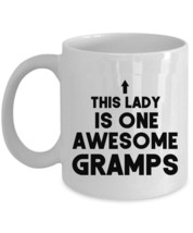 Awesome Gramps Coffee Mug Mothers Day Funny Lady Tea Cup Christmas Gift For Mom - £12.66 GBP+