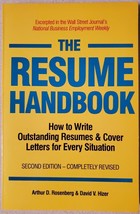 Resume Handbook How to Write Outstanding Resumes &amp; Cover Letters for Every Situa - £4.24 GBP