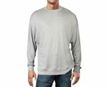 IRO Mens Silk Blend Slub Knit Pullover Sweater MM14SNEAKY Grey/White-Siz... - $149.99