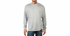 IRO Mens Silk Blend Slub Knit Pullover Sweater MM14SNEAKY Grey/White-Size Small - $149.99