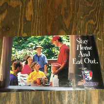 Vintage Kentucky fried chicken stay home and eat out delivery KFC coupon... - $27.08 CAD
