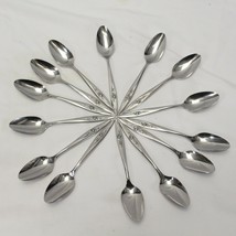 Oneidacraft Lasting Rose Teaspoons 6&quot; Stainless Lot of 14 - £27.27 GBP