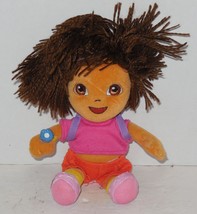 Ty Nickelodeon Dora The Explorer 6&quot; Beanie baby plush toy Rare HTF - £7.67 GBP