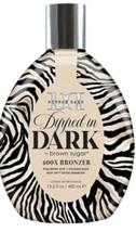 Brown Sugar Double Dark Dipped in Dark 400X Bronzer Tanning Bed Lotion 1... - $39.95
