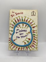 Dr Seuss Oh the Thinks You Can Think Beginner Book BCE Illust HC 1975 Vi... - $12.38