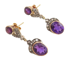 Authenticity Guarantee

14K GOLD &amp; Silver Vintage 1/2 Ct Genuine Diamond... - $950.34