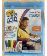 Crayola Color Wonder STOW AND GO STUDIO Great for Travel Mess Free Arts &Crafts - $13.19