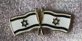 Pack of 12 International Flags ISRAELI ISRAEL Crossed Double Flag Lapel ... - $546.42 MXN