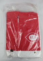 Vintage New Old Stock 1994 Cincinnati Reds Rain Jacket Poncho Zip Up Mlb Size M - $34.64