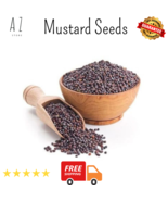 Premium Organic DRIED Mustard black Seeds بذور الخردل اسود - $322.50 MXN+