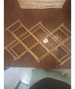 Pier 1 21&quot; Long Gold Wine Metal Bottle Holder - Brand New-SHIPS N 24 HOURS - $202.22 CAD