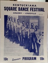 PEE WEE KING - SQUARE DANCE FEST / ORIGINAL 1946 SOUVENIR PROGRAM - VG C... - £16.23 GBP