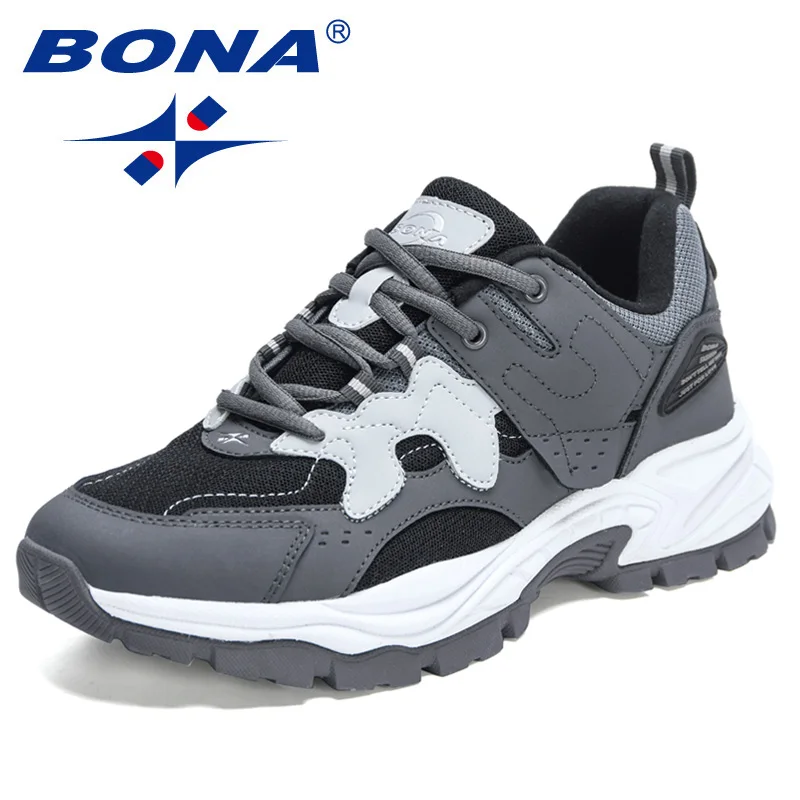 Best Sneakers BONA 2024 New Designers Trendy Wal  Men   Outdoor Non-Slip Camping - £65.49 GBP