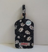 BNWT Cath Kidston Falling Cosmos Soft Black Polyester Luggage Suitcase Tag - $13.80