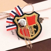 Unisex Multicolor NO10 Vintage Brooch Bowknot Plated Trendy Collar Ribbo... - £4.37 GBP