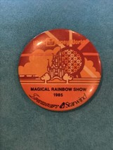 Rare Walt Disney World Magical Rainbow Show 1985  Pin Back Button - $12.87
