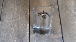 Jack Daniels Vintage Whiskey Glasses Square Glass old no 7 Barware Low B... - $9.89